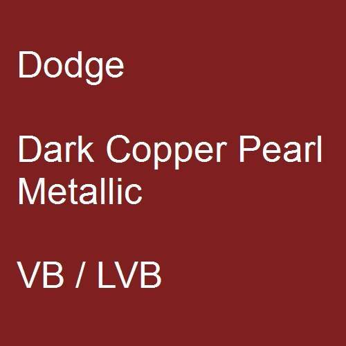 Dodge, Dark Copper Pearl Metallic, VB / LVB.